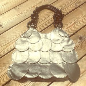 Gal Gold Metallic Bag